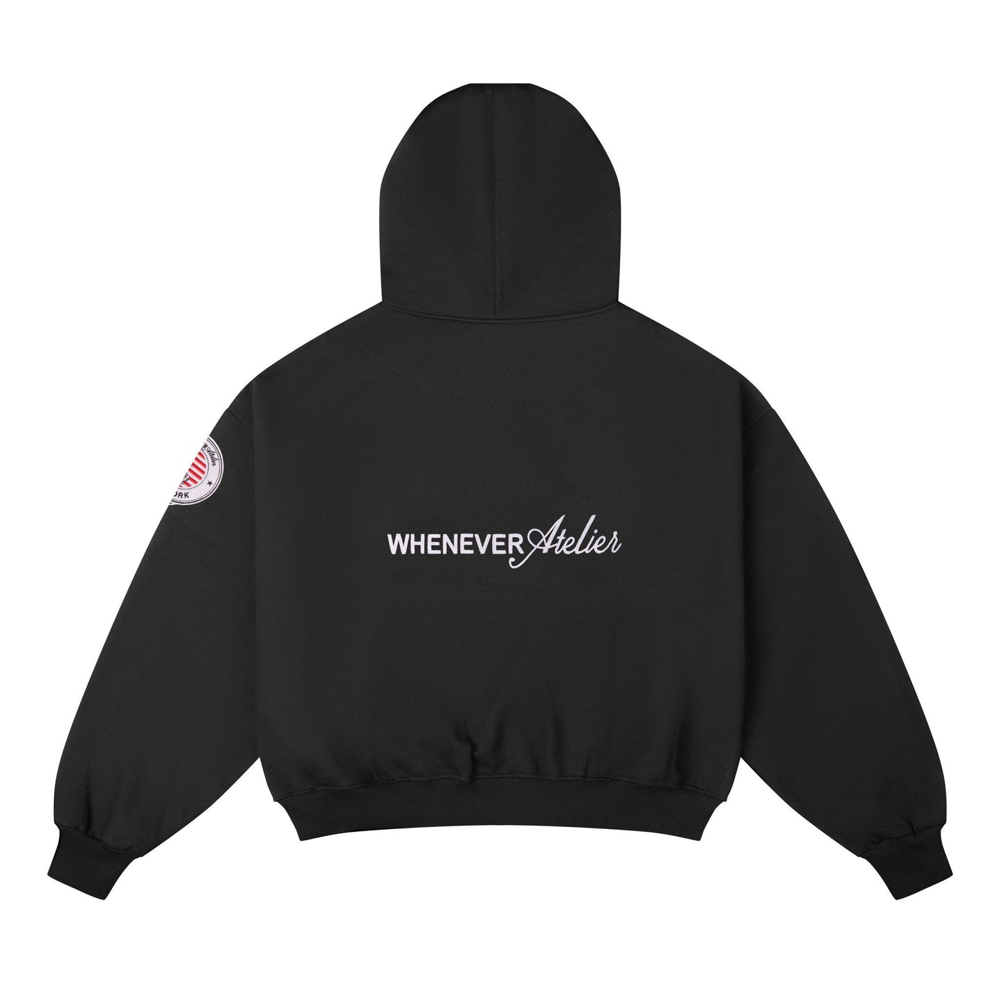 "WHENEVER" NY HOODIE / BLACK