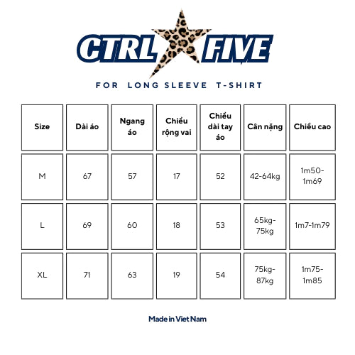 CTRL FIVE Kim Tuyến FIFTH CONTROL Long Sleeve Form BOXY