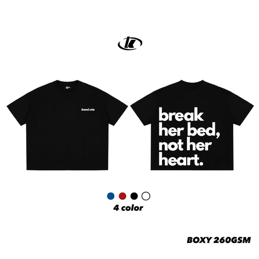 Áo Thun Form Boxy KASUI BREAK HER BED