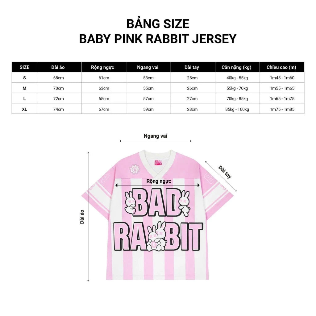 Jersey Baby Pink Rabbit