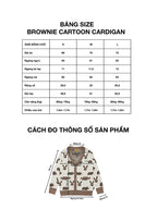 Bad Rabbit "BROWNIE CARTOON" Cardigan