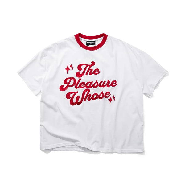 TWINKLE TSHIRT - Áo thun thêu nổi Pleasure Whose Studio