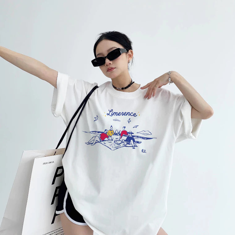 LIMERENCE Summer Beach Tee