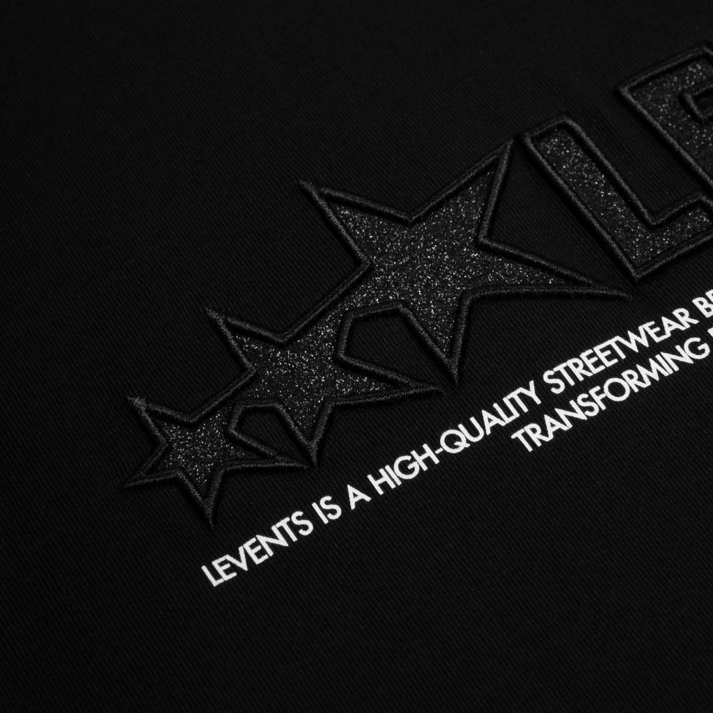 Levents Blink Blink XL Logo Oversized Tee/ Black