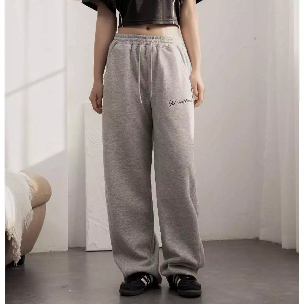 WNS Signature Pant - Quần Nỉ Dài Ống Rộng Form Unisex