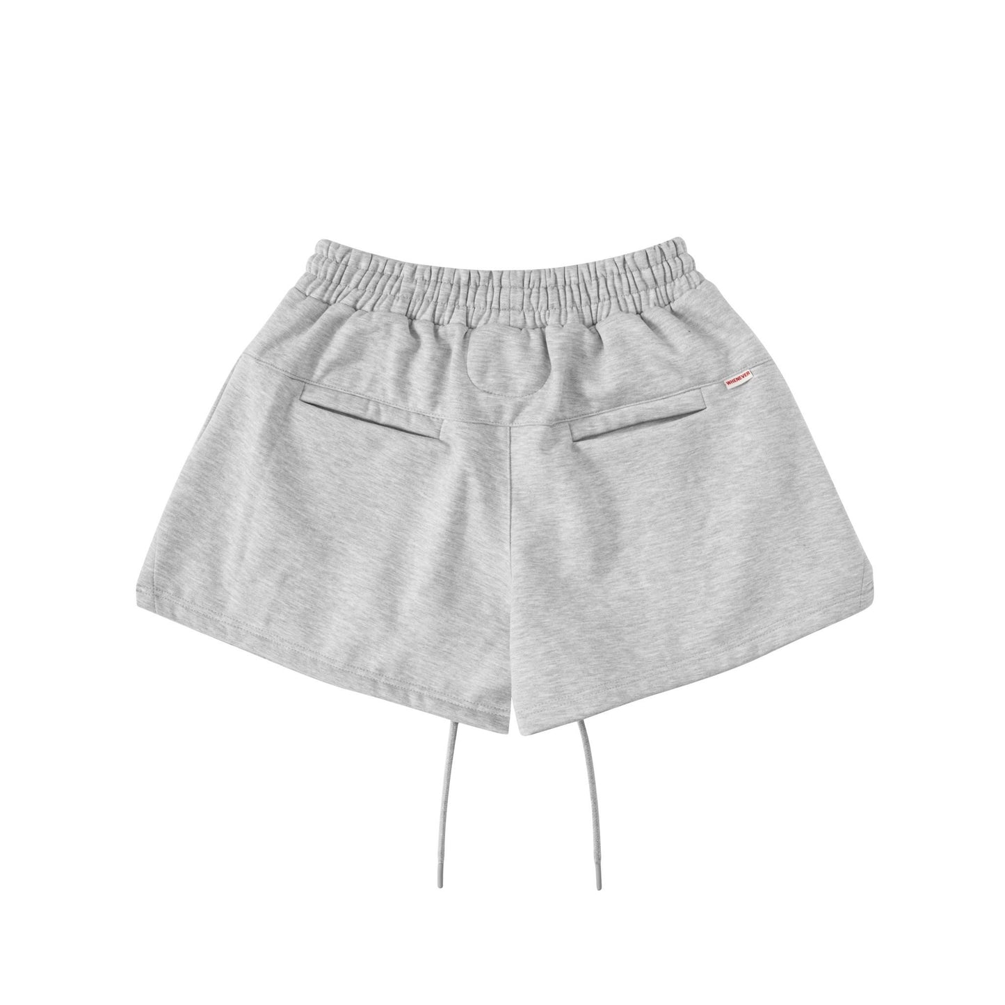 "WHENEVER" BASIC SWEATSHORTS SS25 / PREMIUM GREY