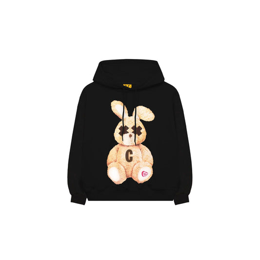 LOVEABLE RABBIT HOODIE – BLACK