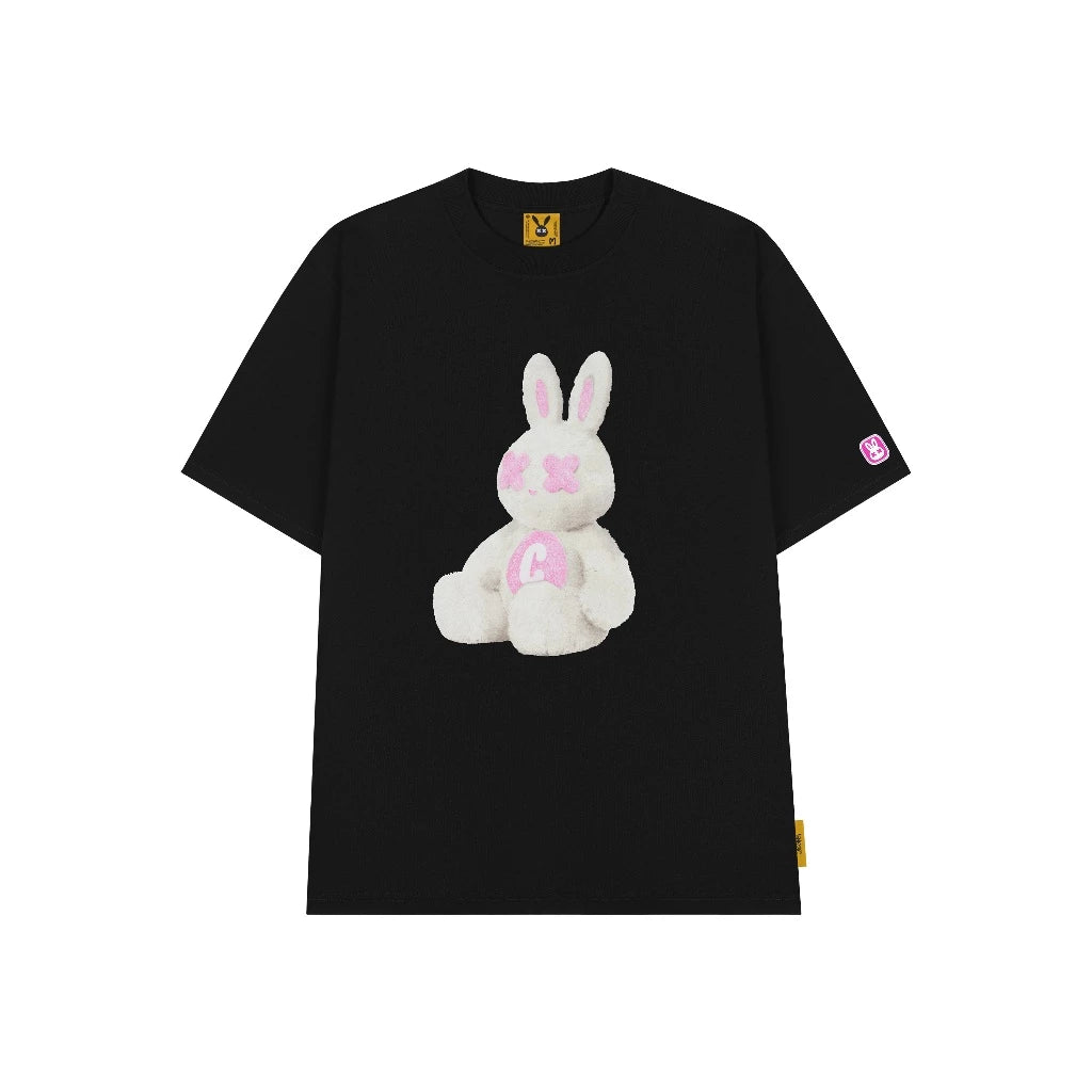 RABBIT DREAM TEE - DREAMER COLLECTION | BLACK - WHITE |