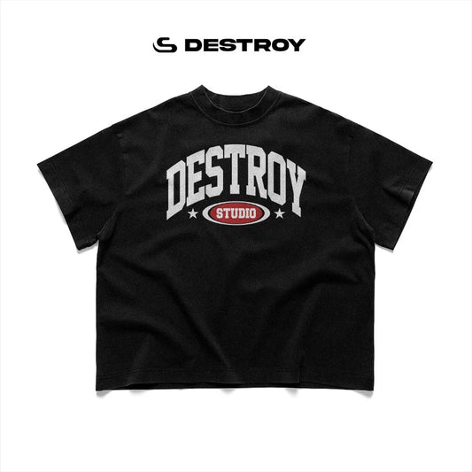 BOXY DESTROY STUDIO AUTHETIC STAR TEE