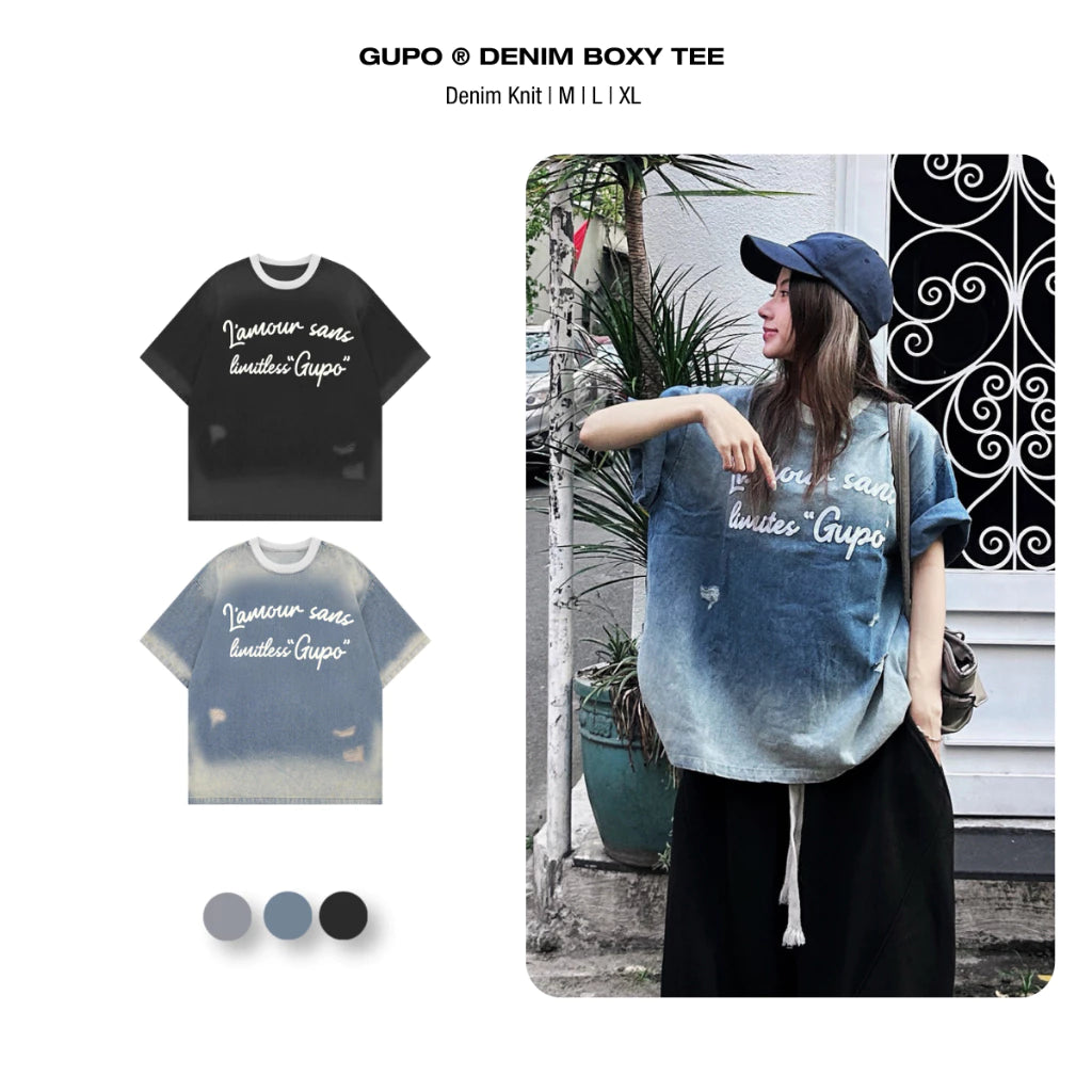 Denim Wash Limitless Club GUPO Tee
