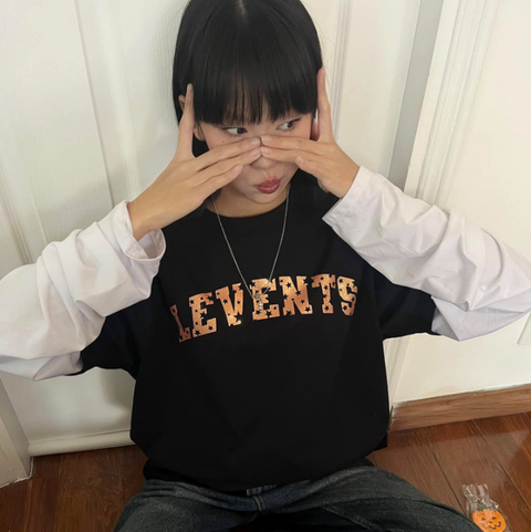 Levents® Spooky Stars Boxy 2.0 Tee/ Black