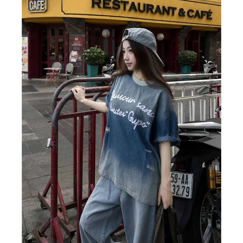 Denim Wash Limitless Club GUPO Tee