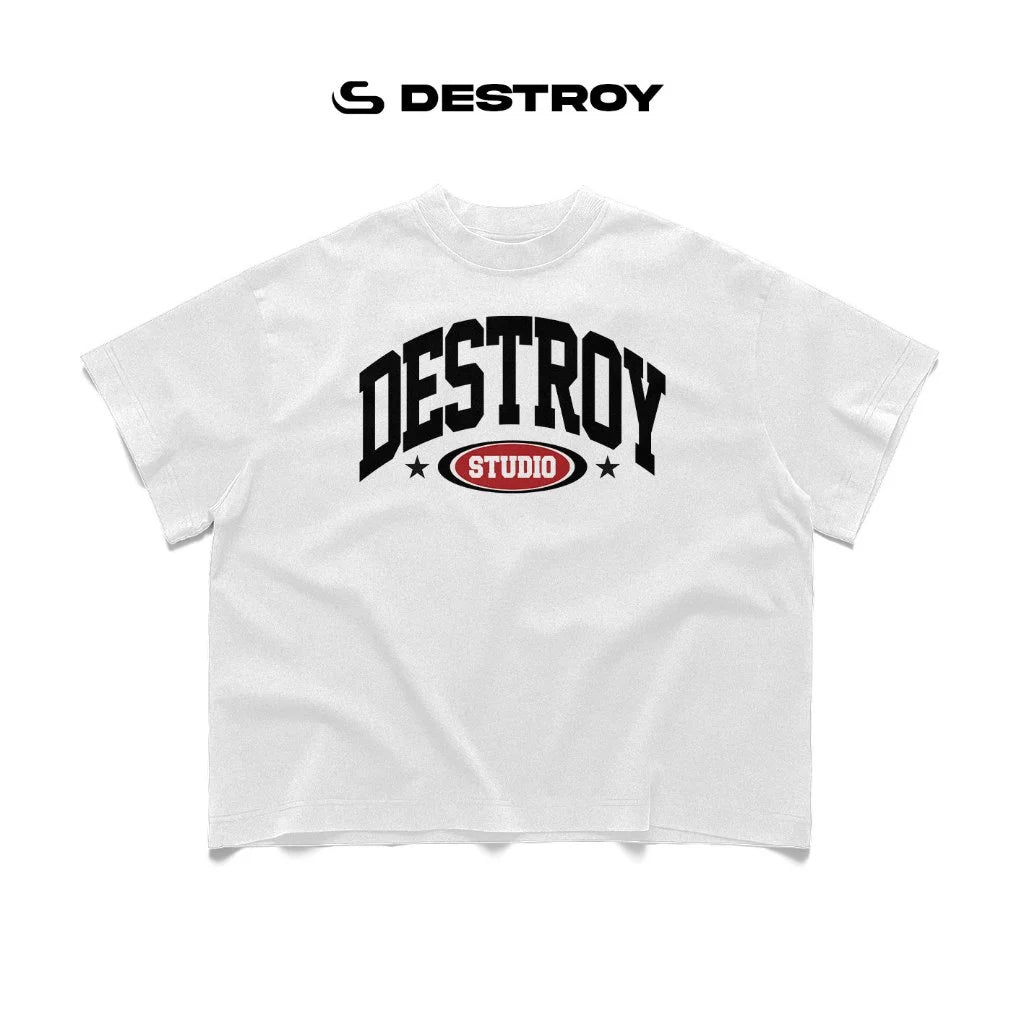 BOXY DESTROY STUDIO AUTHETIC STAR TEE