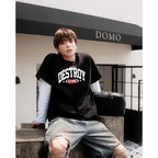 BOXY DESTROY STUDIO AUTHETIC STAR TEE