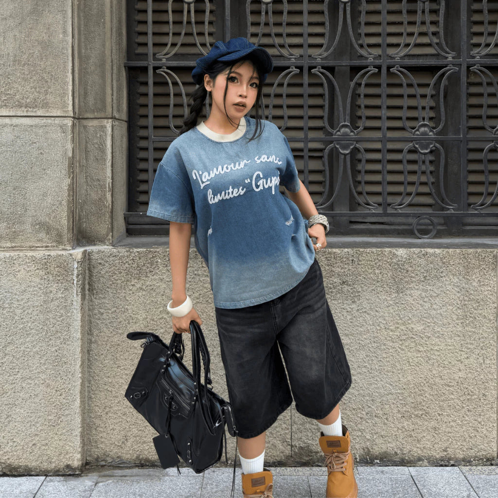 Denim Wash Limitless Club GUPO Tee