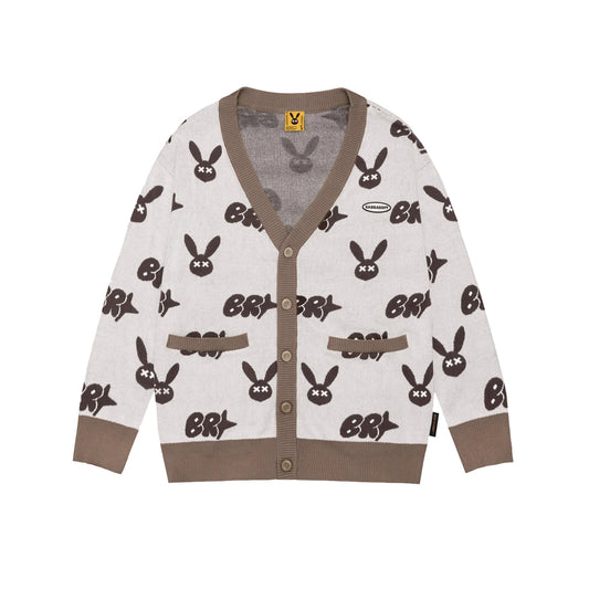 Bad Rabbit "BROWNIE CARTOON" Cardigan