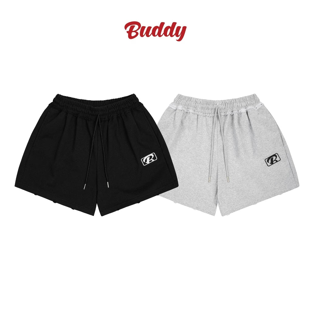 Quần short nỉ nam nữ vải chân cua - SWEATSHORTS BUDDY