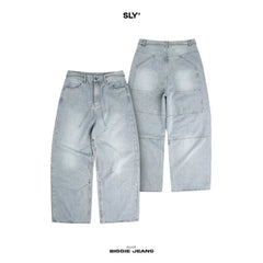 Quần Jeans ống rộng SLY Biggie Jeans – BLUE