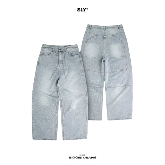 Quần Jeans ống rộng SLY Biggie Jeans – BLUE
