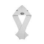 "WHENEVER' PATCHWORK HOODED SCARF / PREMIUM GREY
