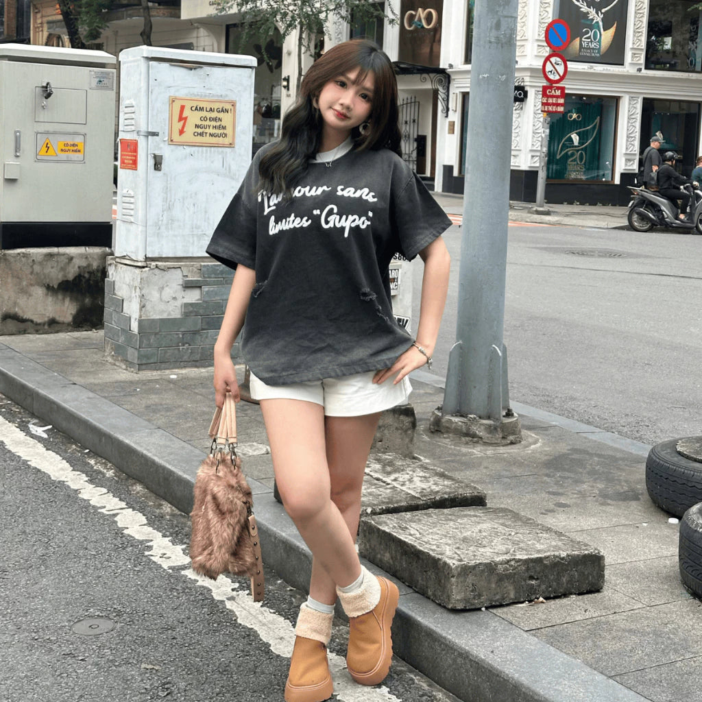 Denim Wash Limitless Club GUPO Tee