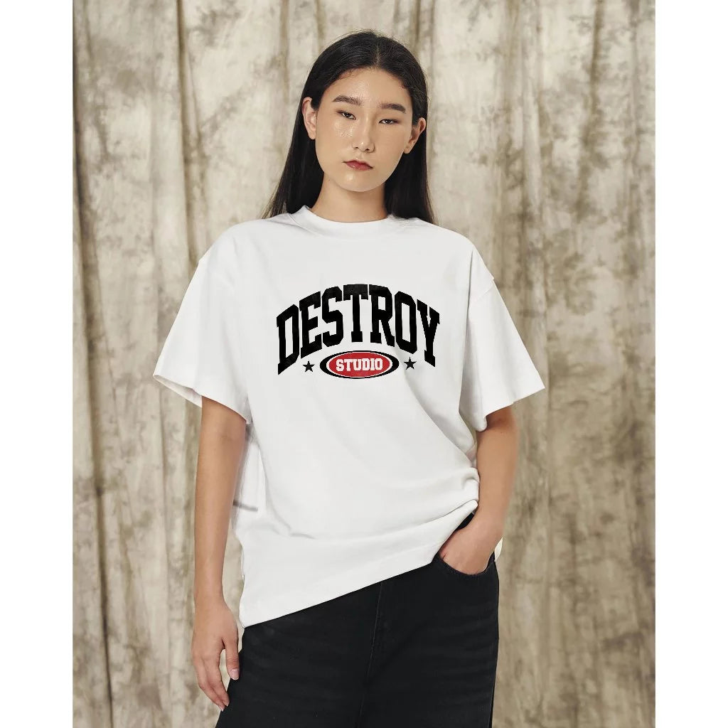 BOXY DESTROY STUDIO AUTHETIC STAR TEE