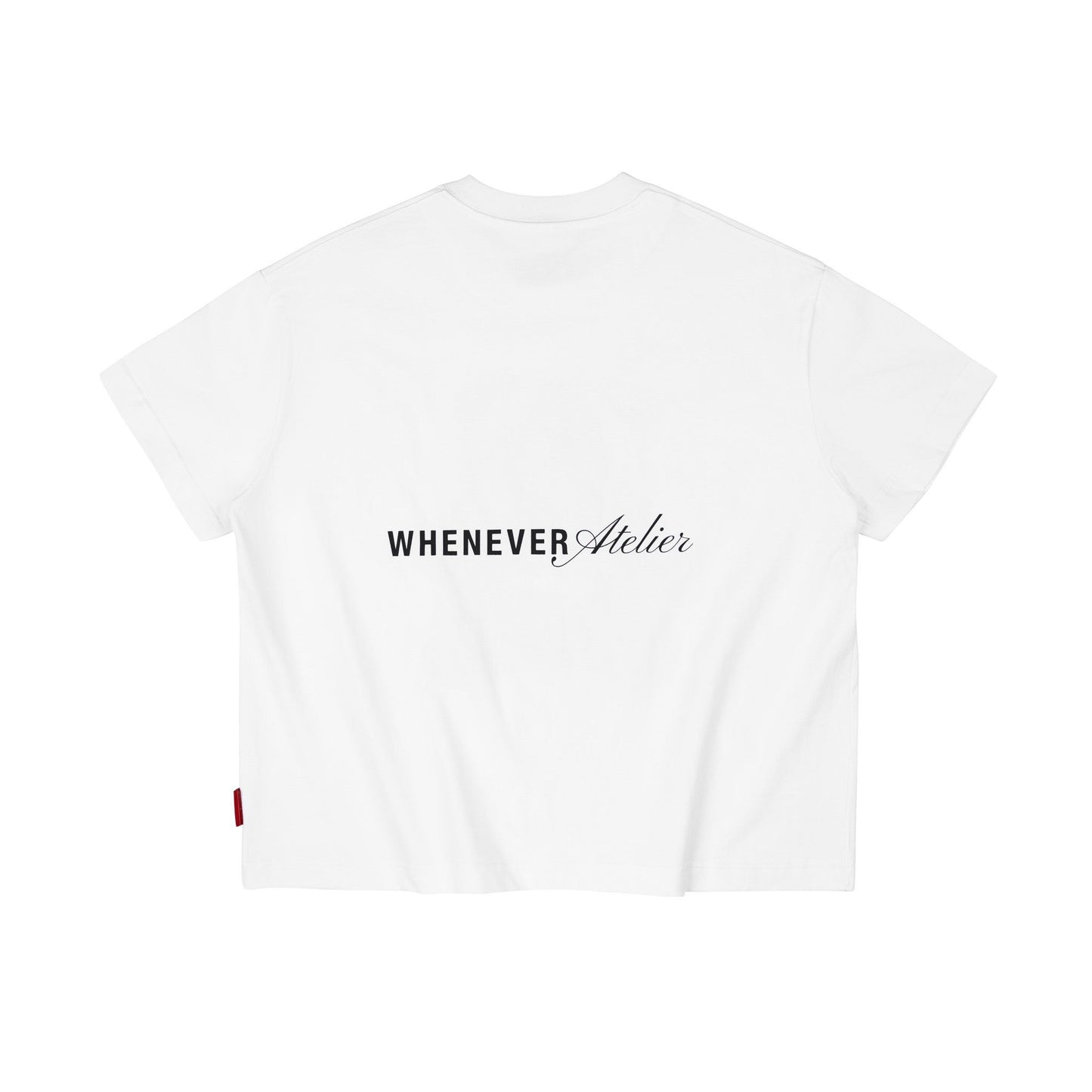 “WHENEVER” BEAR T-SHIRT / WHITE