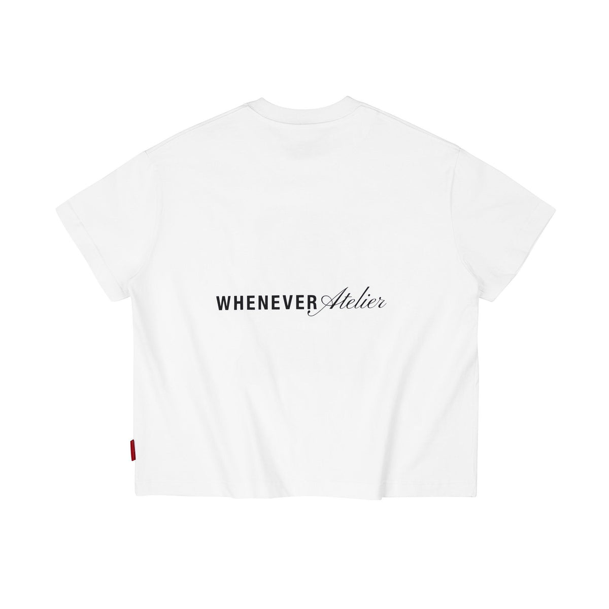 “WHENEVER” BEAR T-SHIRT / WHITE