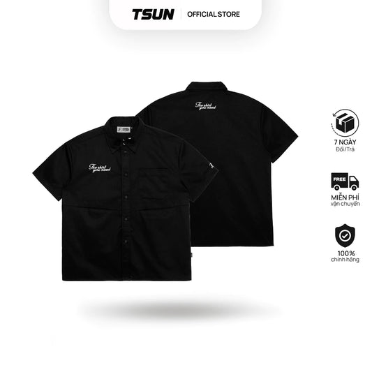 TSUN Áo Sơ Mi Kaki Basic