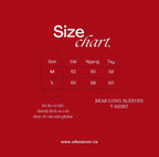 “WHENEVER” BEAR LONG SLEEVES T-SHIRT / GREY