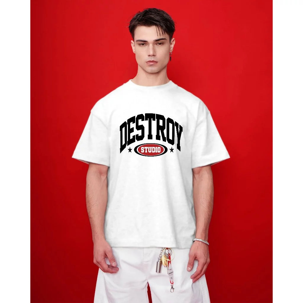 BOXY DESTROY STUDIO AUTHETIC STAR TEE