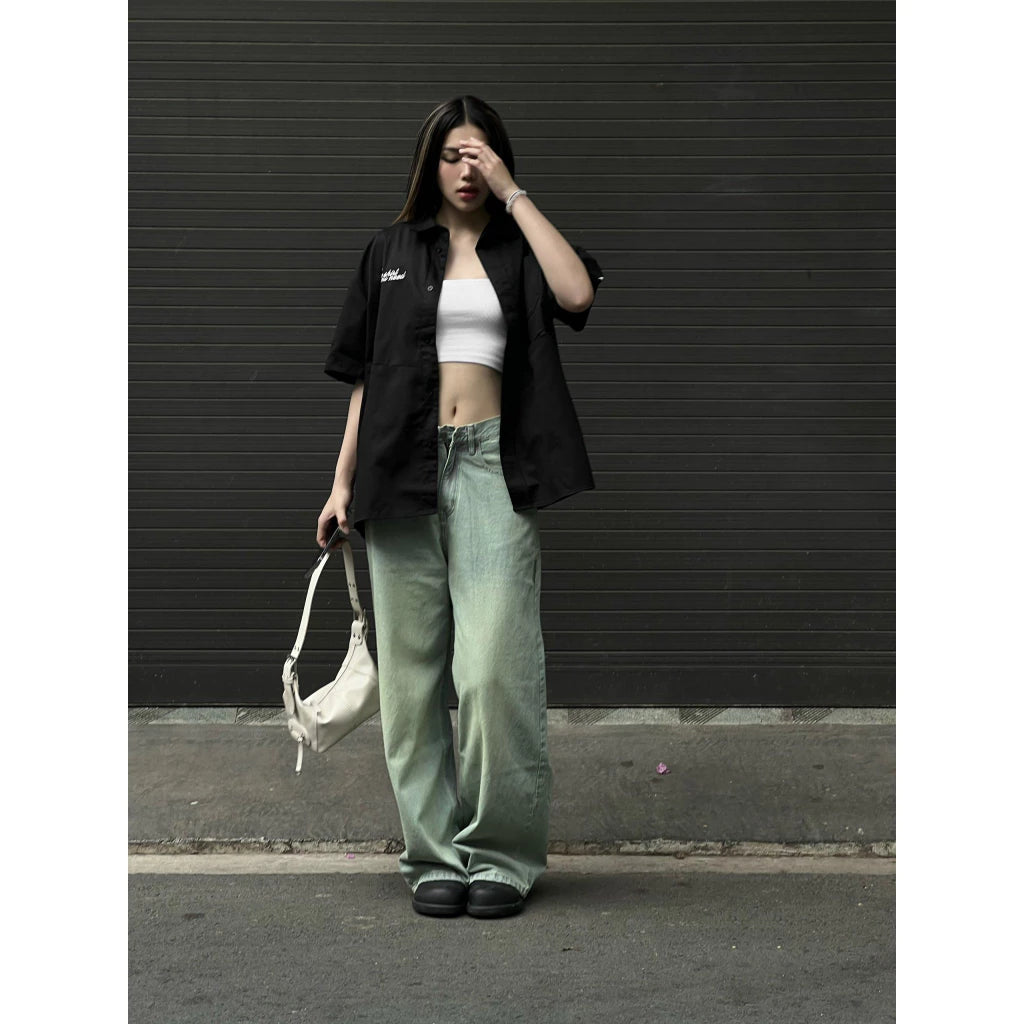 TSUN Áo Sơ Mi Kaki Basic