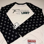 Áo Tay Dài Star Phối Cotton 280gsm 2 Chiều In Full Chame