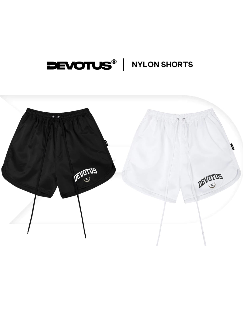 Quần short vải dù Devotus Unisex form rộng ống rộng