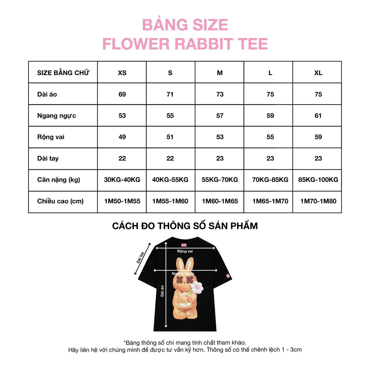 FLOWER RABBIT TEE
