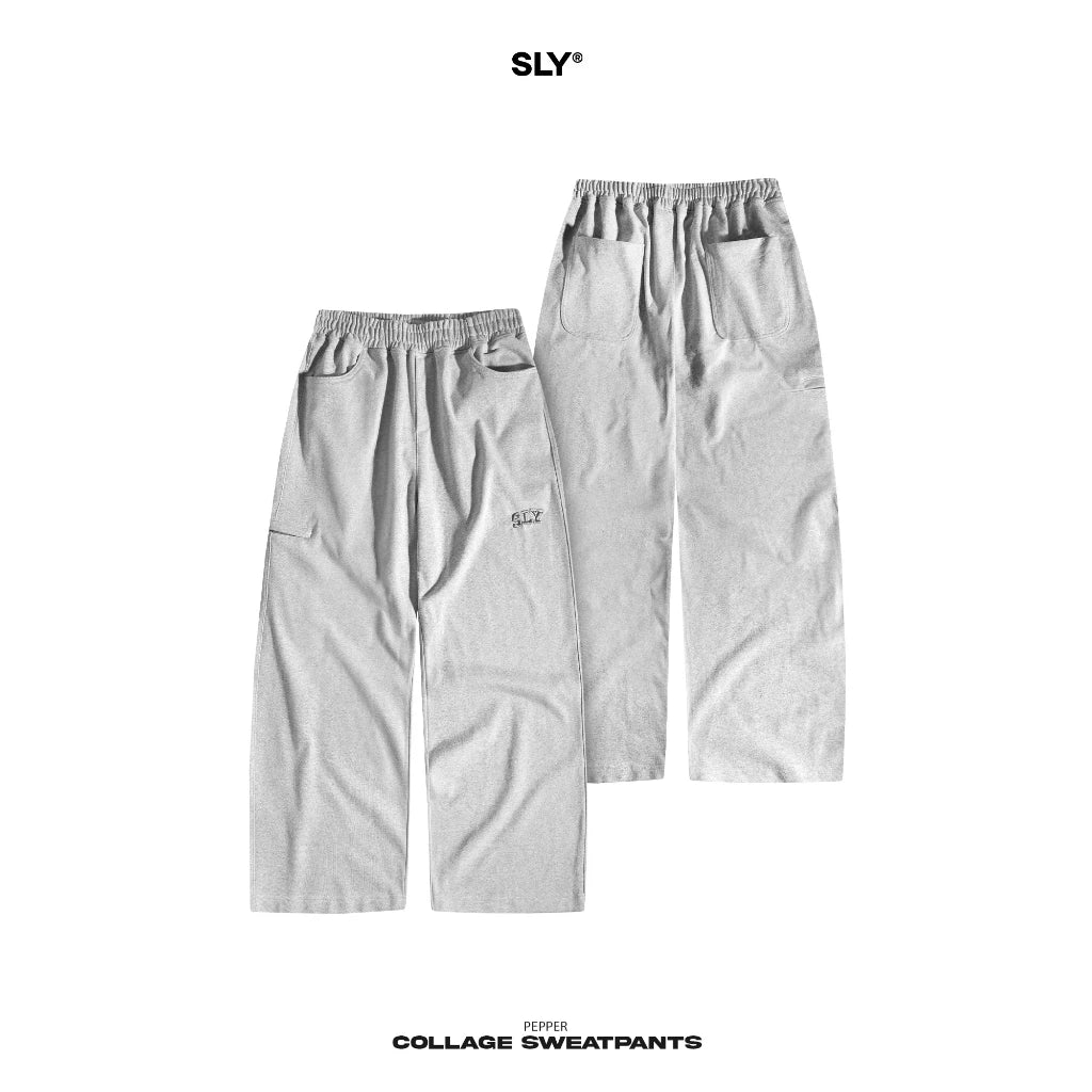Quần Nỉ ống rộng SLY Collage