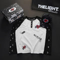 THELIGHT STU BOX Áo Thun Tay Dài Cổ Nút Henley