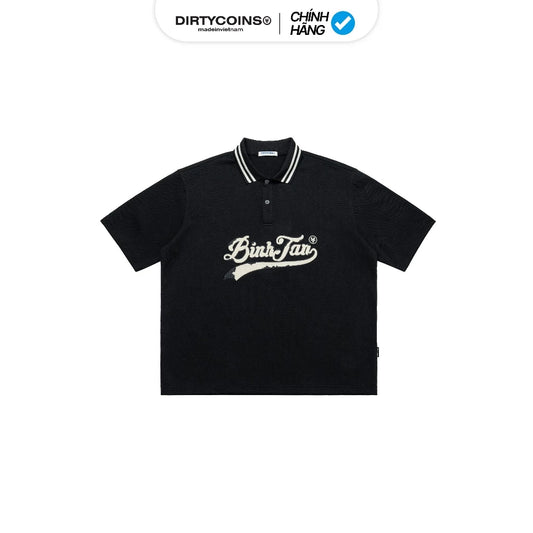 DirtyCoins Polo DirtyCoins Bình Tân Embroidered Black