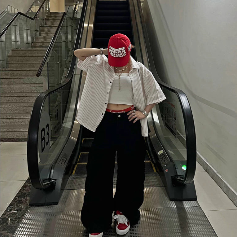 ÁO SƠ MI BOX In " AM " vải Tuytsi chống nhăn Nam Nữ Unisex
