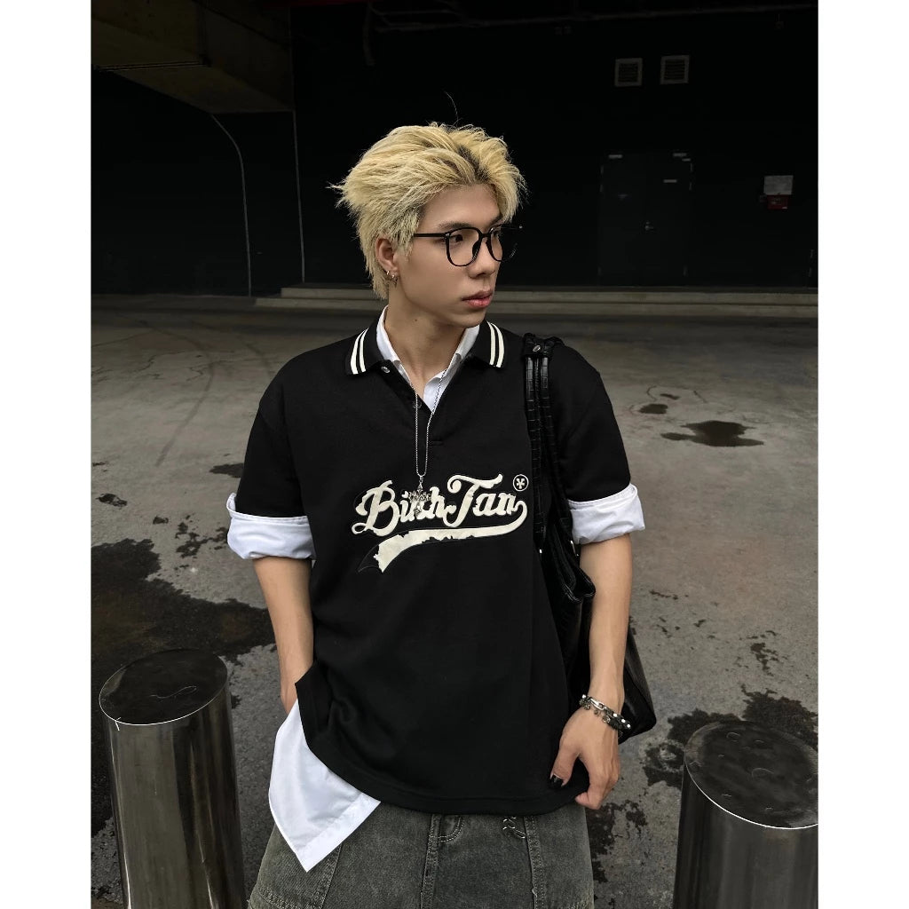 DirtyCoins Polo DirtyCoins Bình Tân Embroidered Black