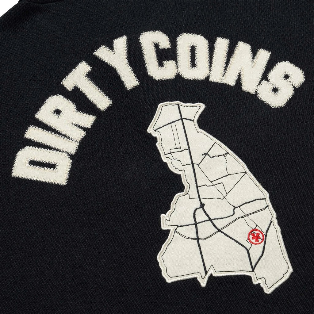 DirtyCoins Polo DirtyCoins Bình Tân Embroidered Black
