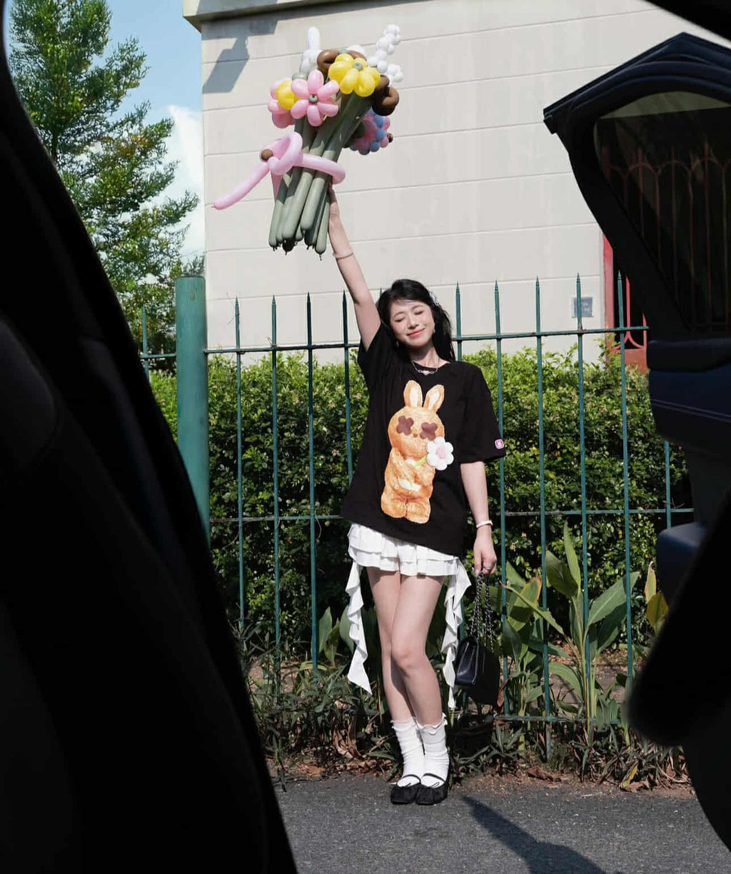 FLOWER RABBIT TEE