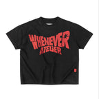 ÁO "WHENEVER" ARC LOGO T-SHIRT / BLACK