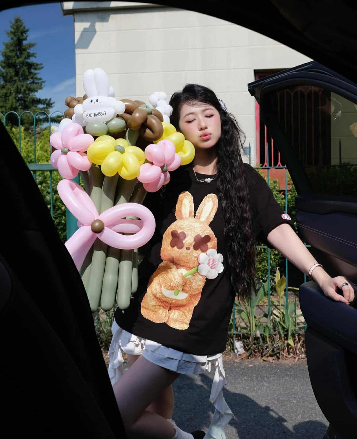 FLOWER RABBIT TEE