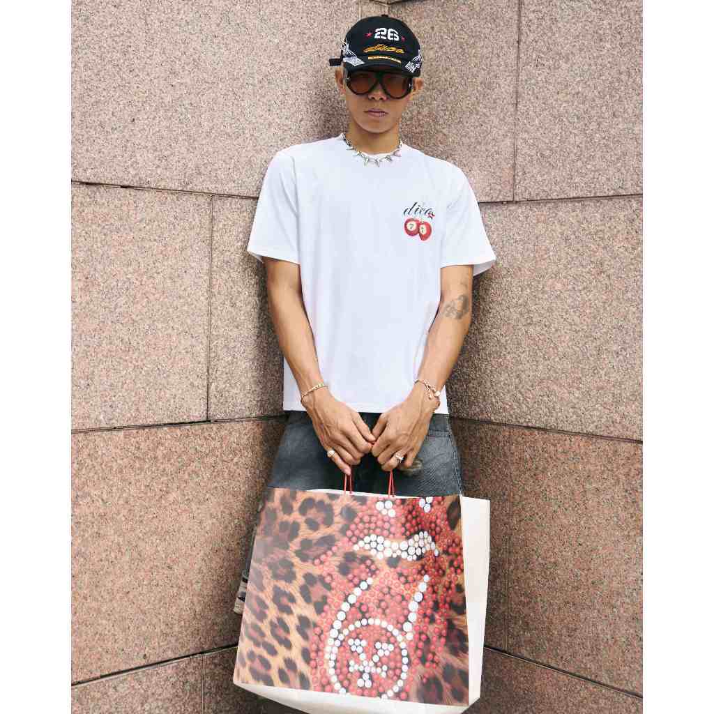 DirtyCoins Seven Cherry White Tee