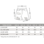 DirtyCoins Denim Shorts Studs - Blue Wash