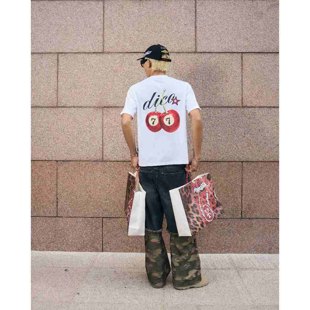 DirtyCoins Seven Cherry White Tee