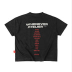 ÁO "WHENEVER" ARC LOGO T-SHIRT / BLACK