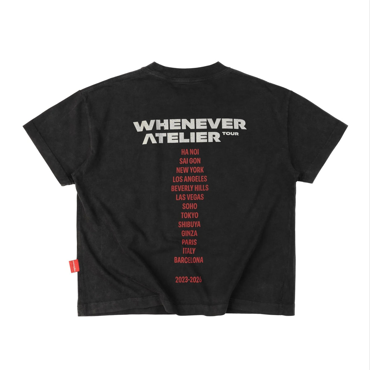 ÁO "WHENEVER" ARC LOGO T-SHIRT / BLACK