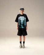 BLACK S-WILD STATION TEE - BAD HABITS SUPERTRAMP COLLECTION